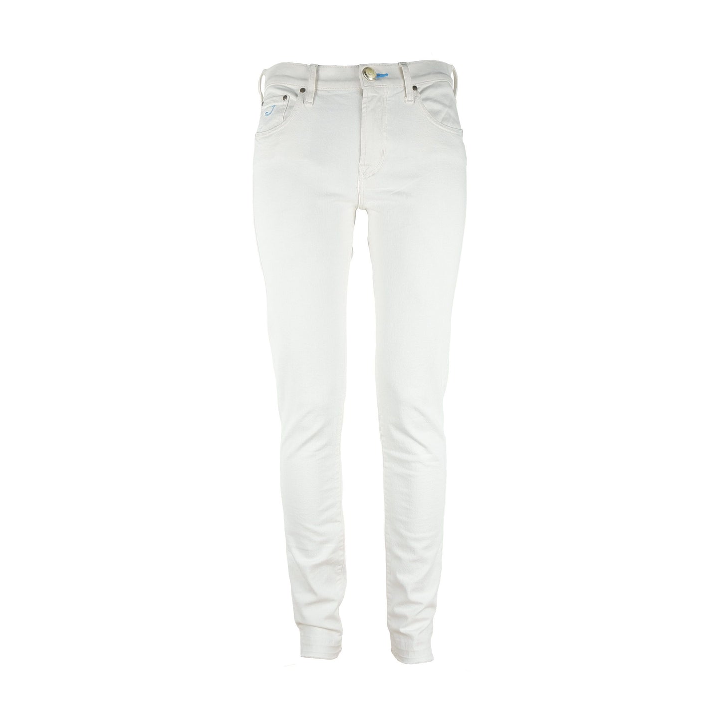 White Cotton Women's Jean