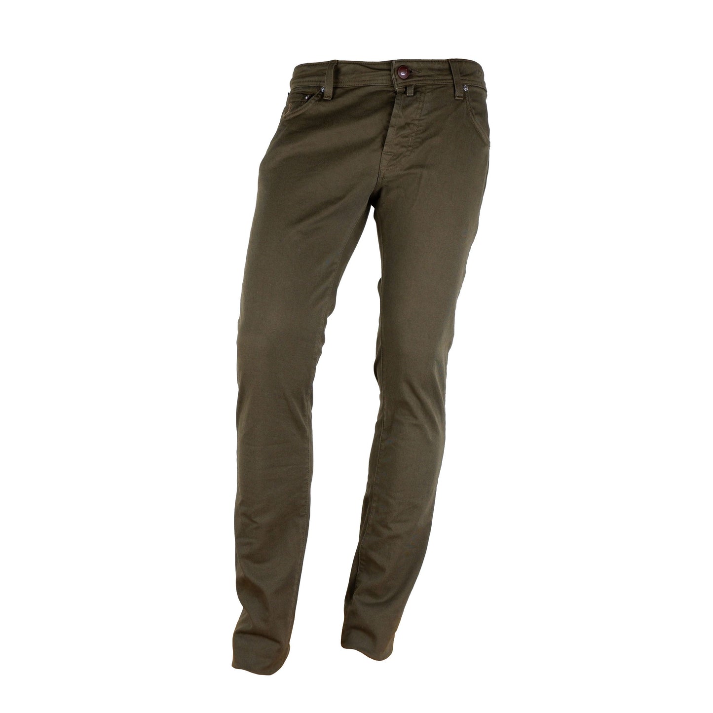 Brown Cotton Men Jeans