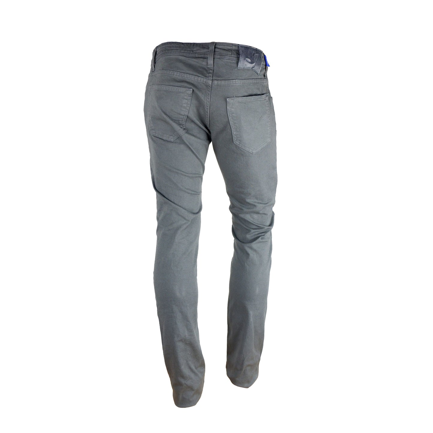 Gray Cotton Men Jeans
