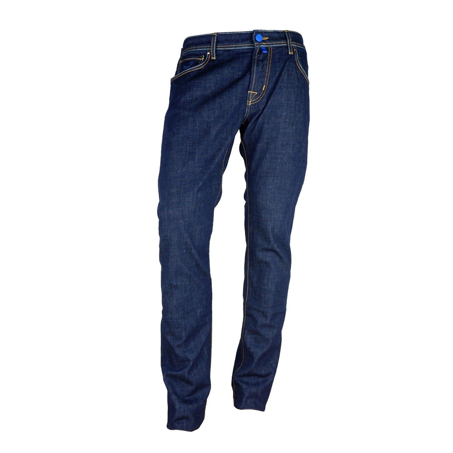 Blue Cotton Men Slim-Fit Jean