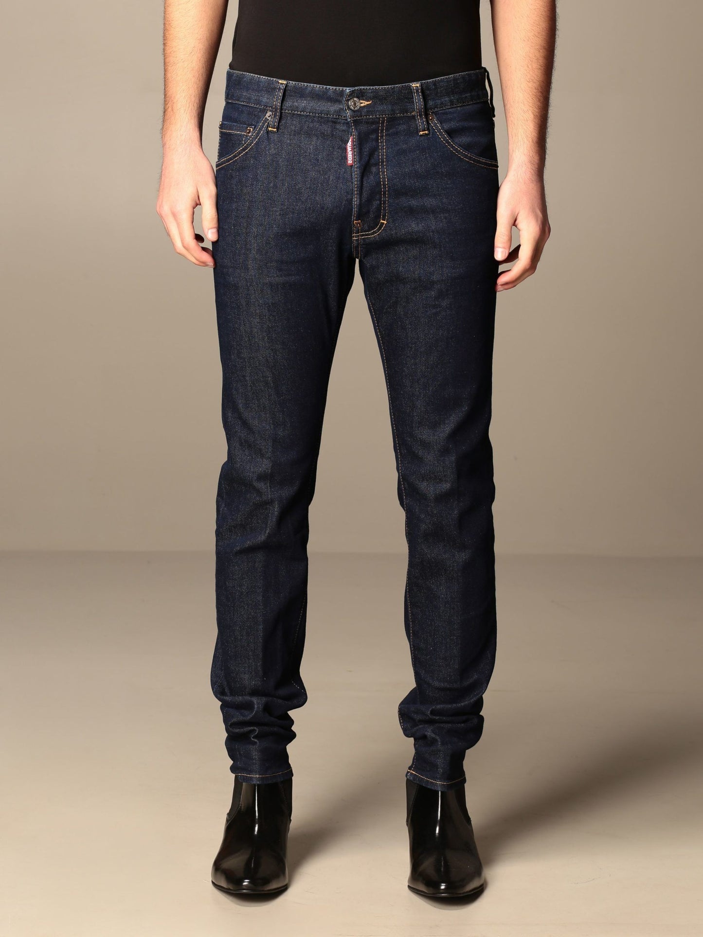 Blue Cotton Men Jeans