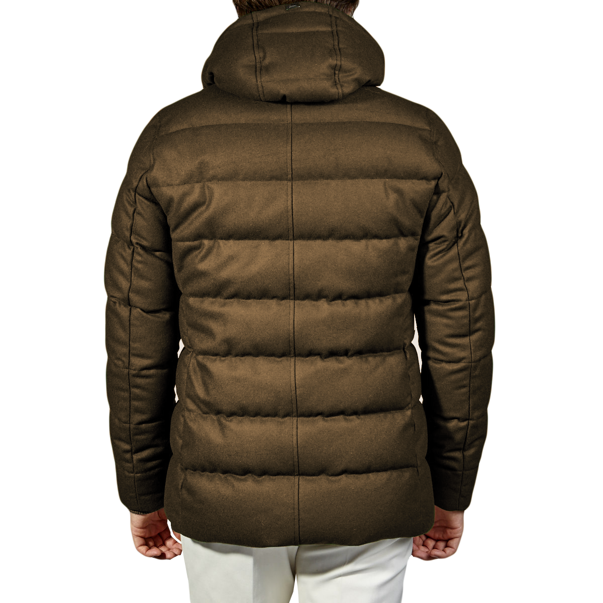 Brown Wool Men Jacket