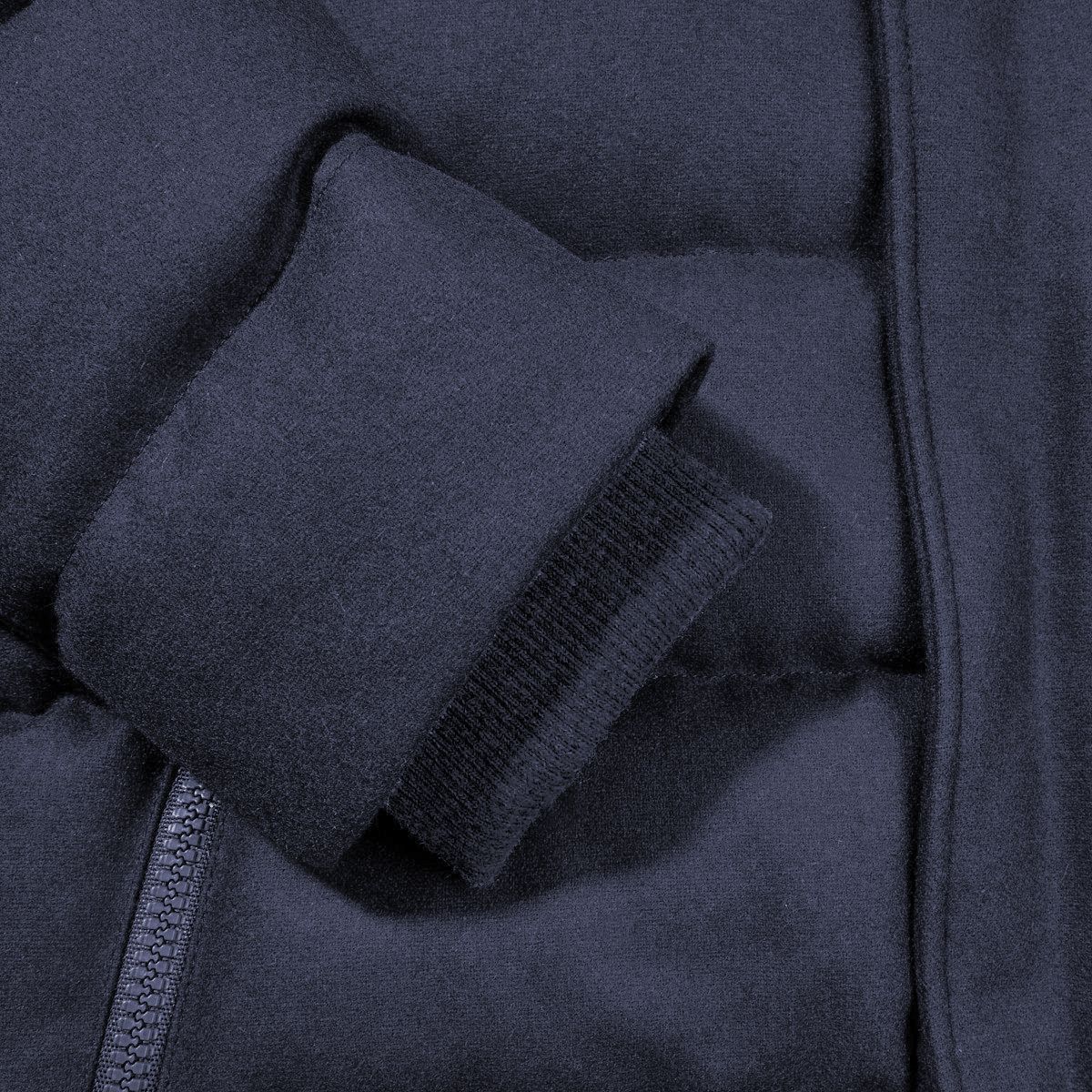 Blue Wool Men Jacket