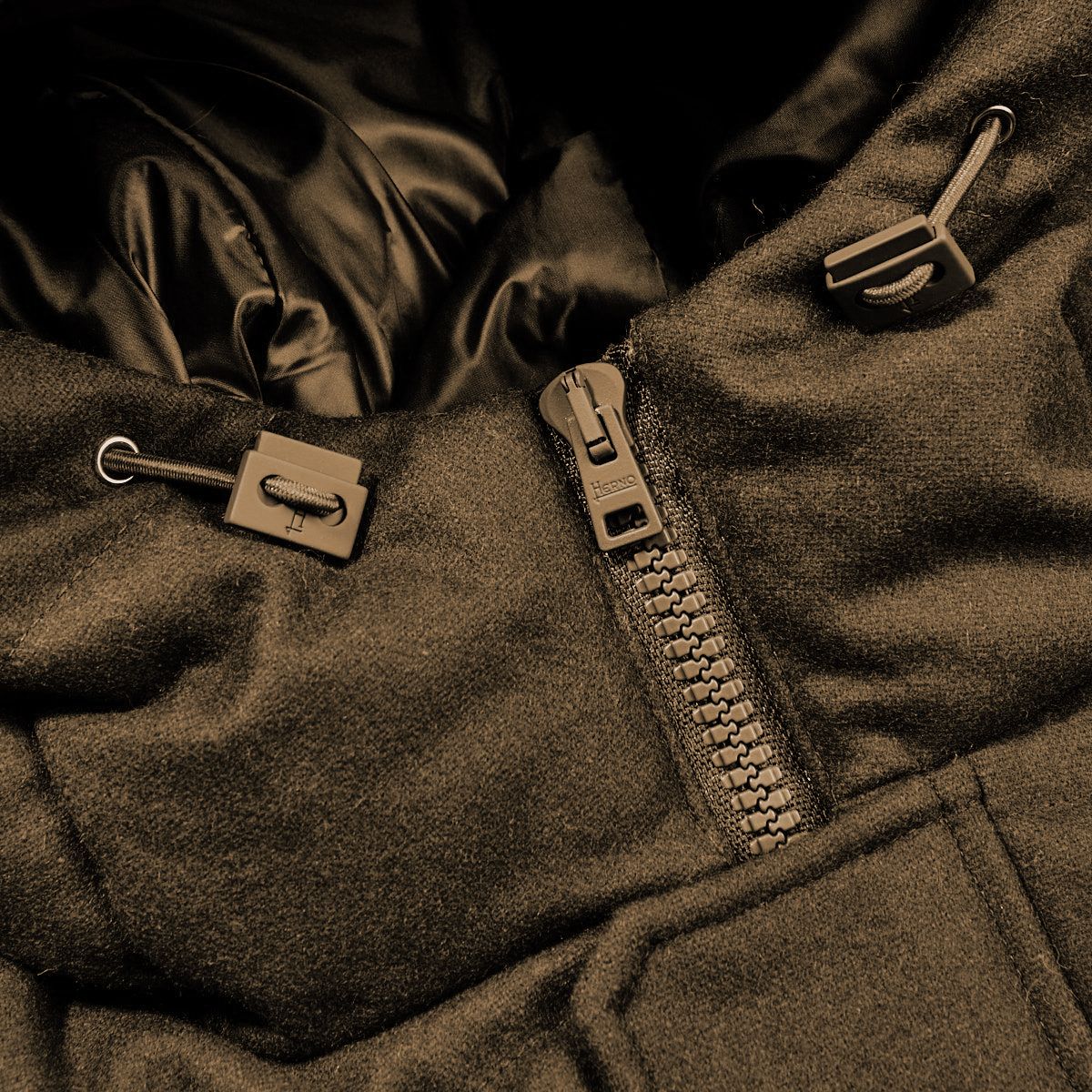 Brown Wool Men Jacket