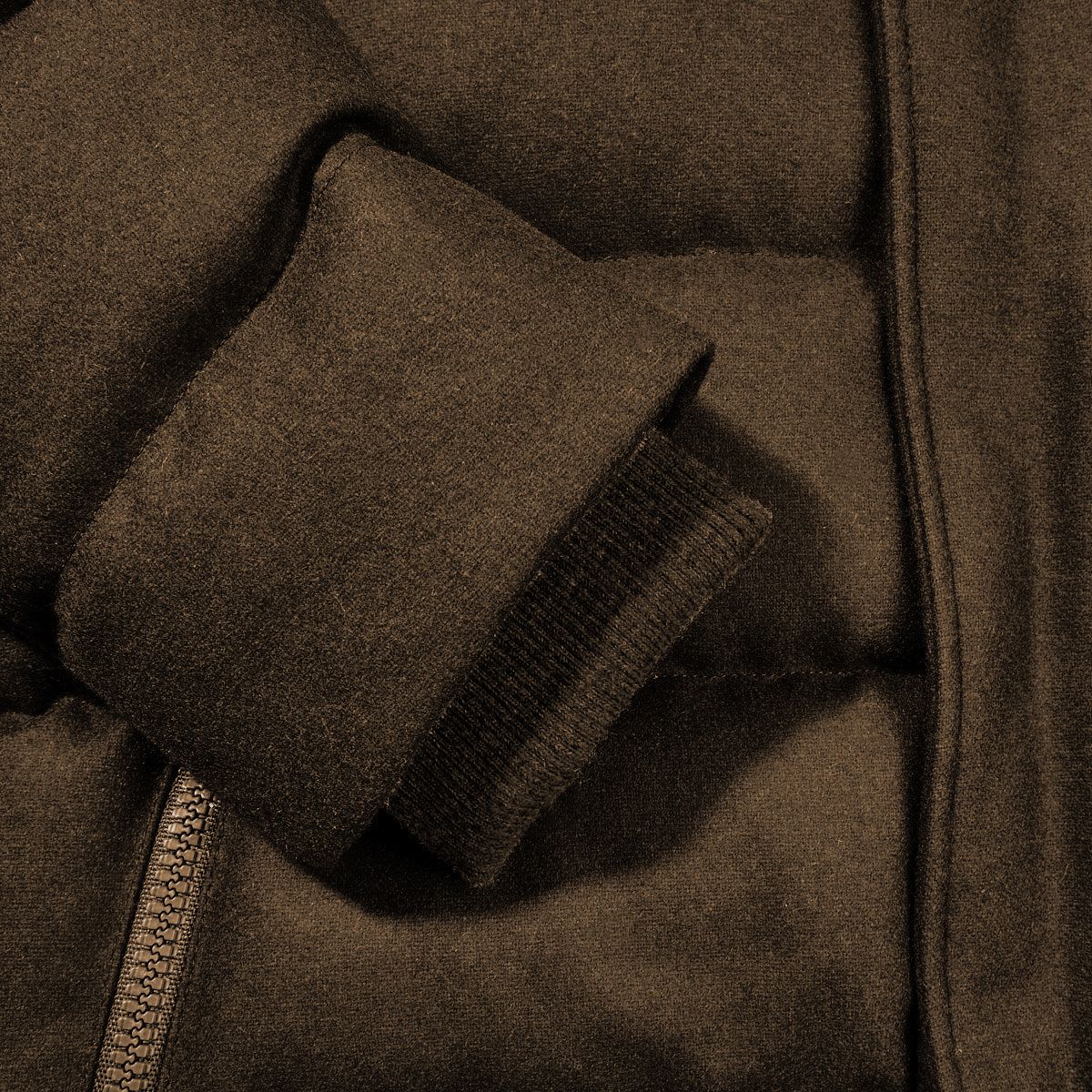 Brown Wool Men Jacket