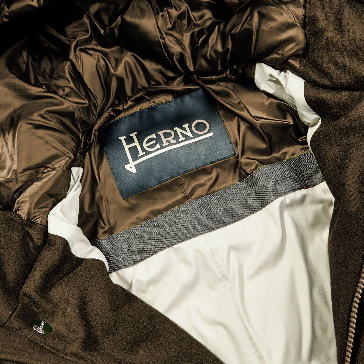 Brown Wool Men Jacket