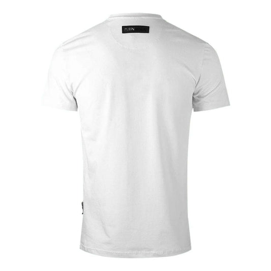 White Cotton Men's T-Shirt