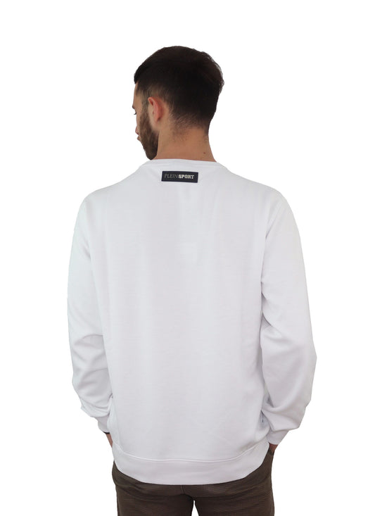 White Cotton Men Sweater