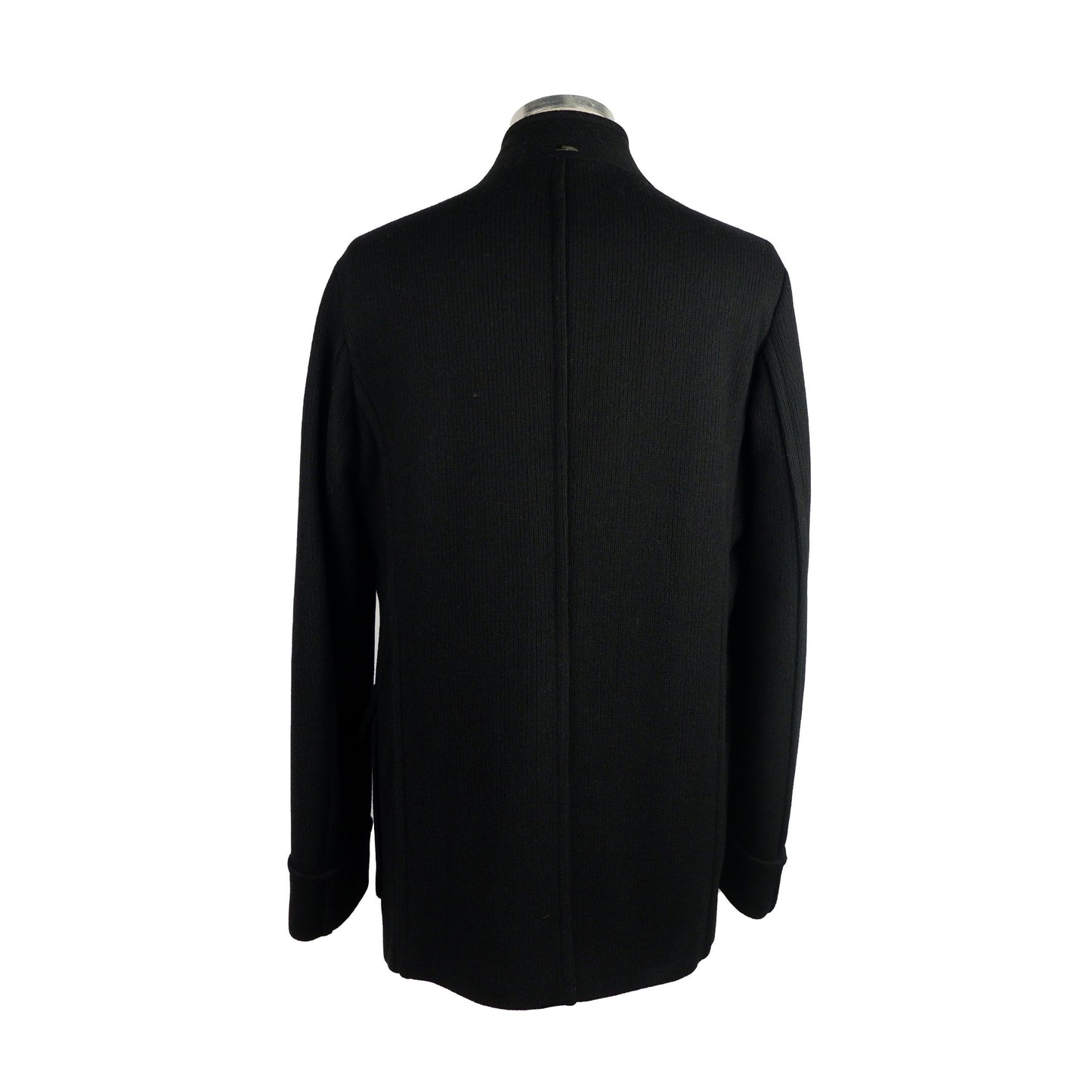 Black Wool Men Jacket