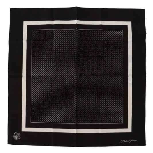 Elegant Dot Print Cotton Pocket Square