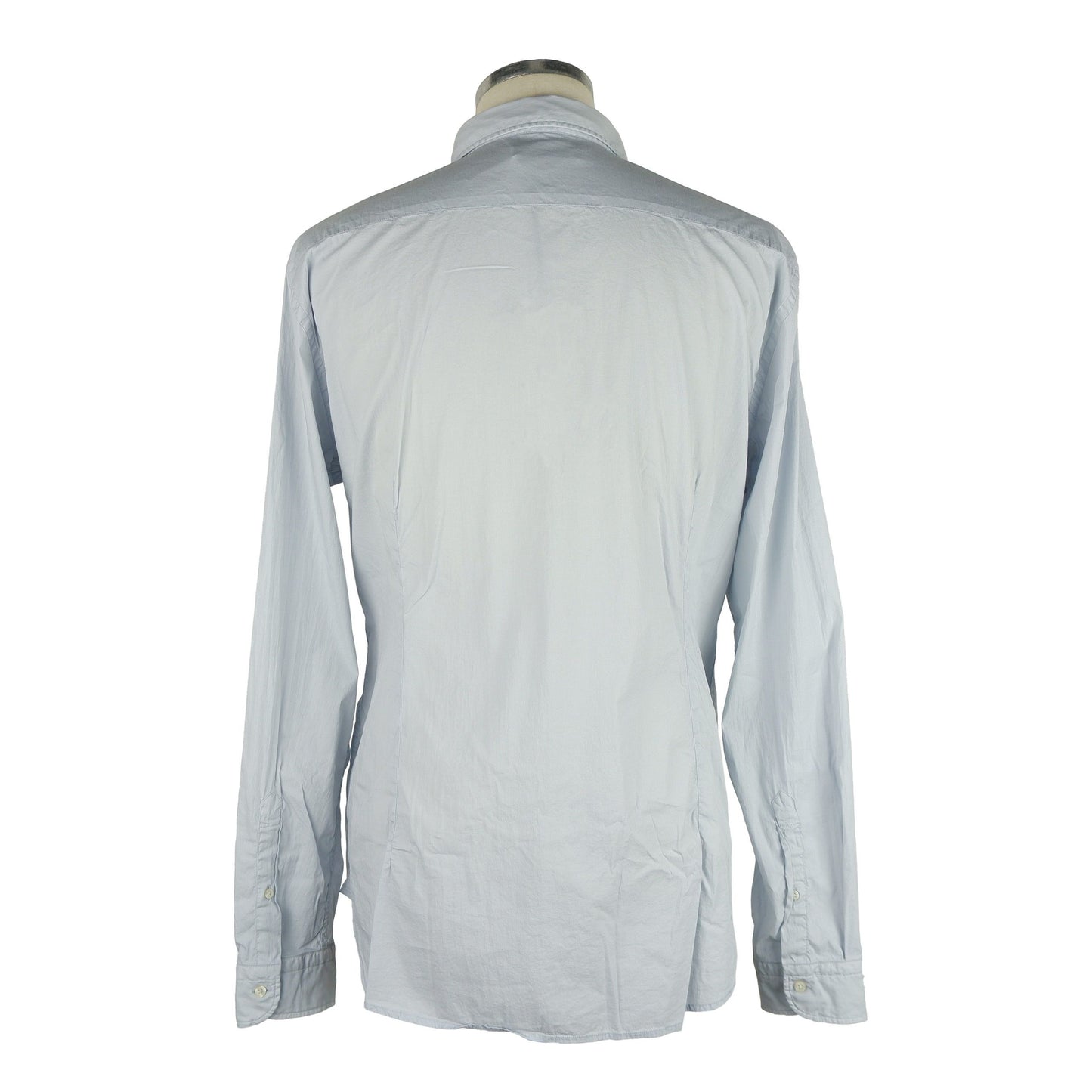 Light Blue Cotton Men Shirt