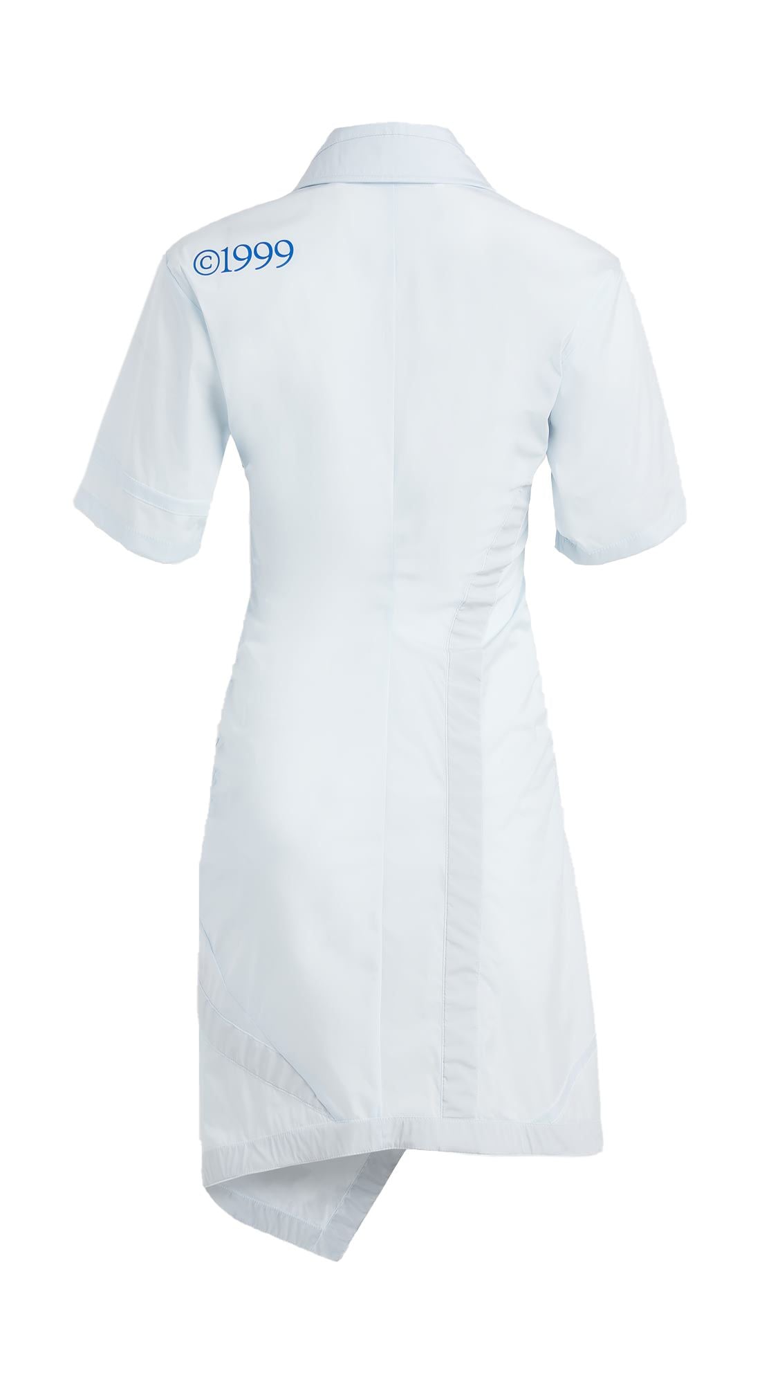 Light Blue Nylon Women Dress