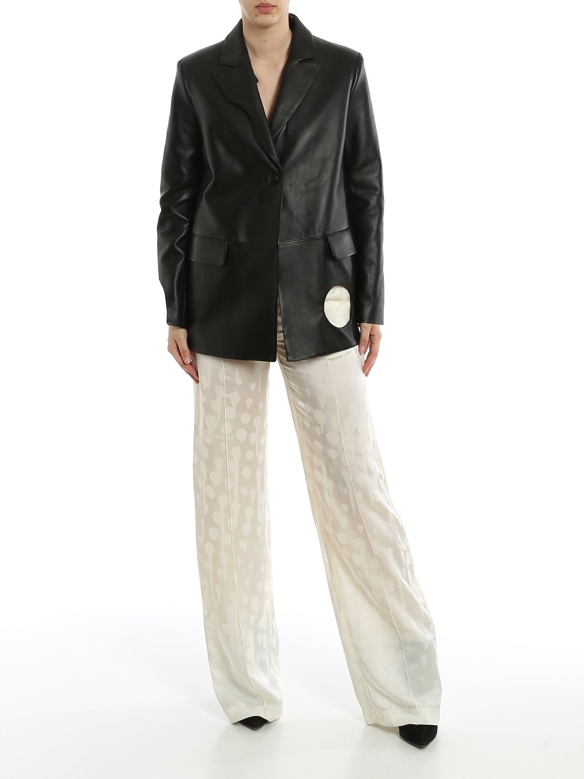 Black Leather Women Jacket