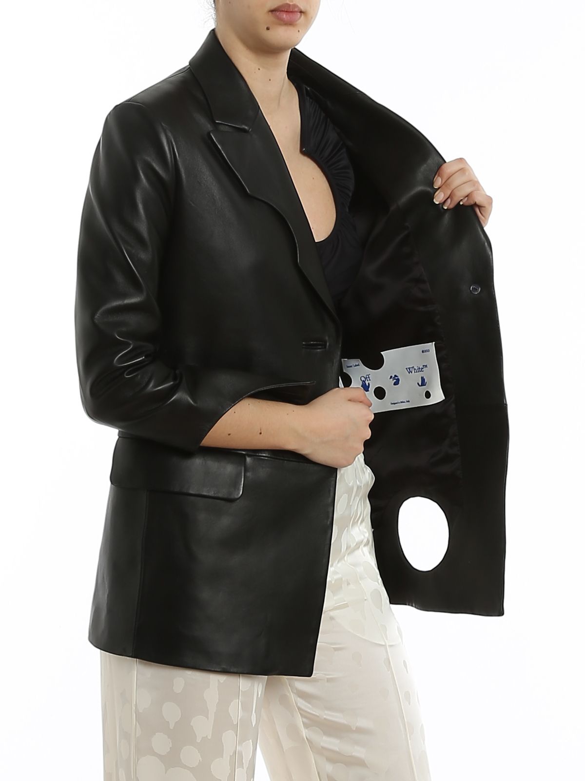 Black Leather Women Jacket