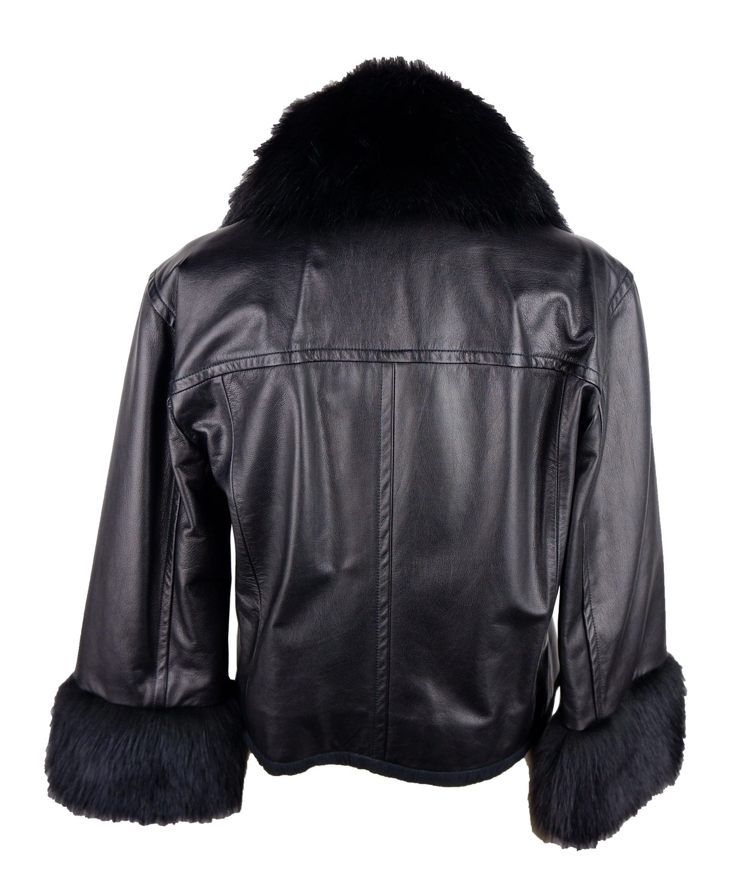 Black Lamb Leather Women Jacket