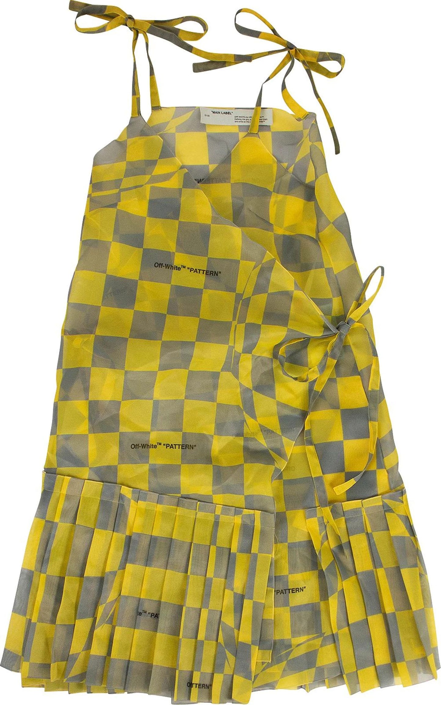 Yellow Polyester Women Dress