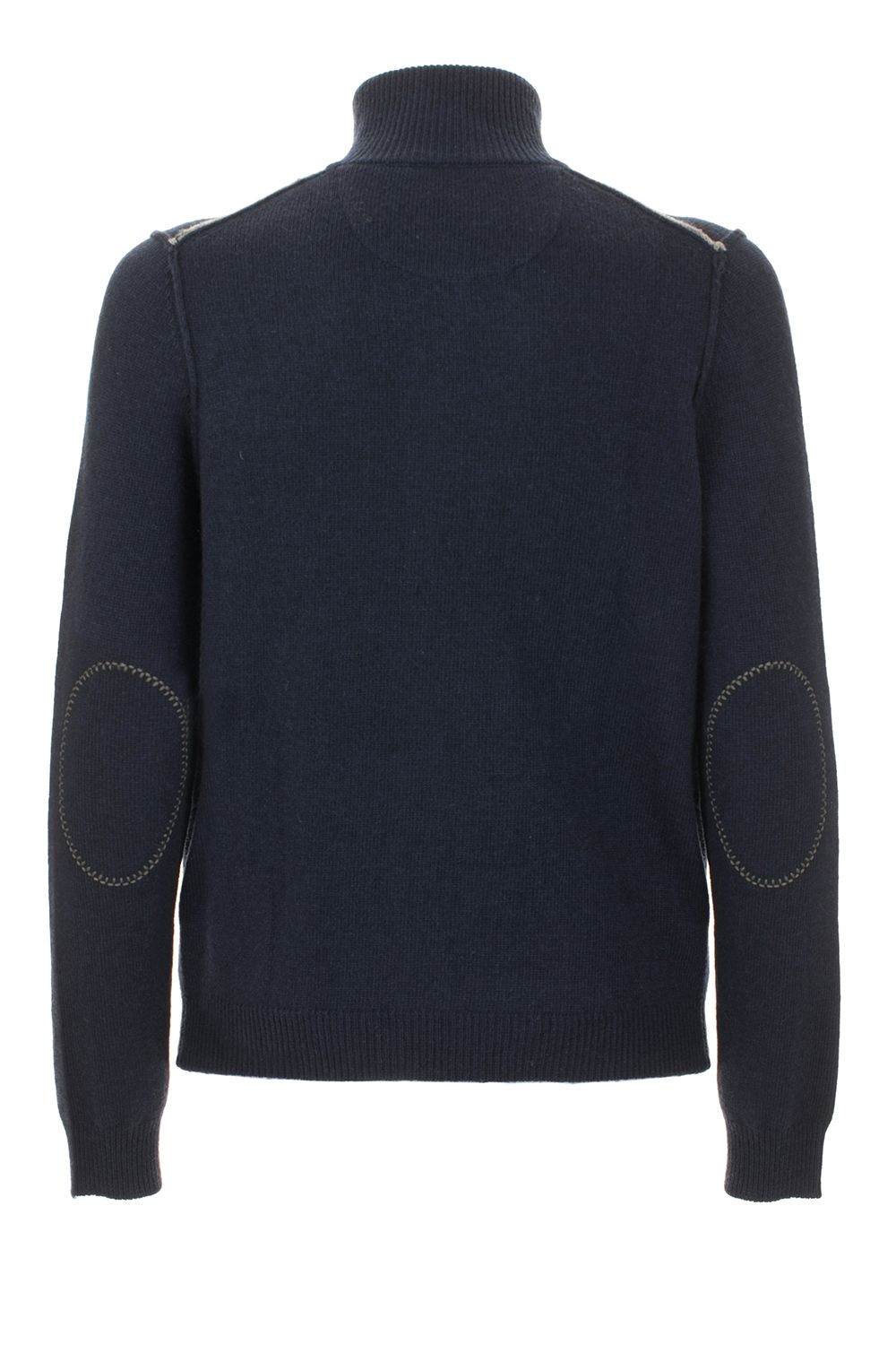 Blue Wool Men Sweater