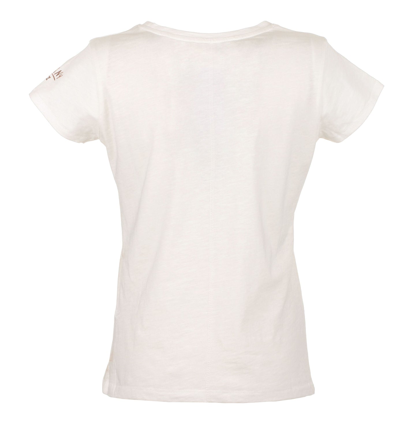 White Cotton Women T-Shirt