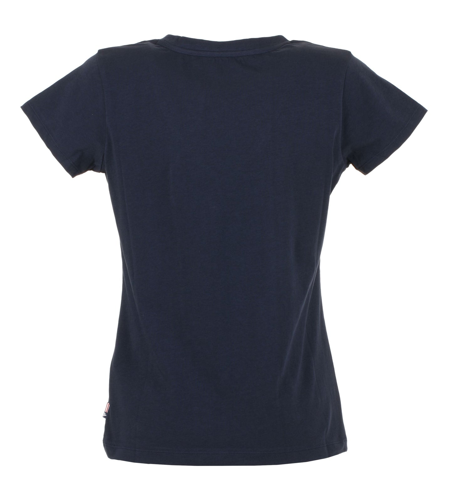 Blue Cotton Women T-Shirt