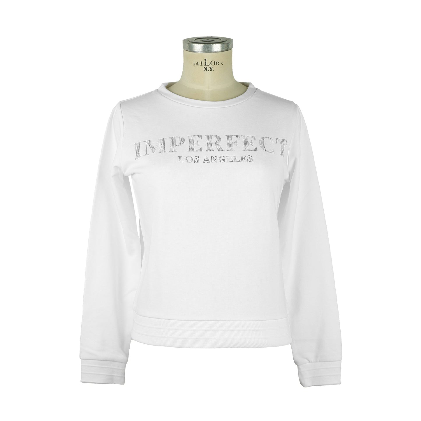 White Cotton Women's Sweater