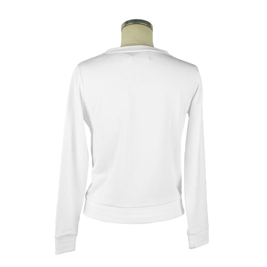 White Cotton Women's Sweater