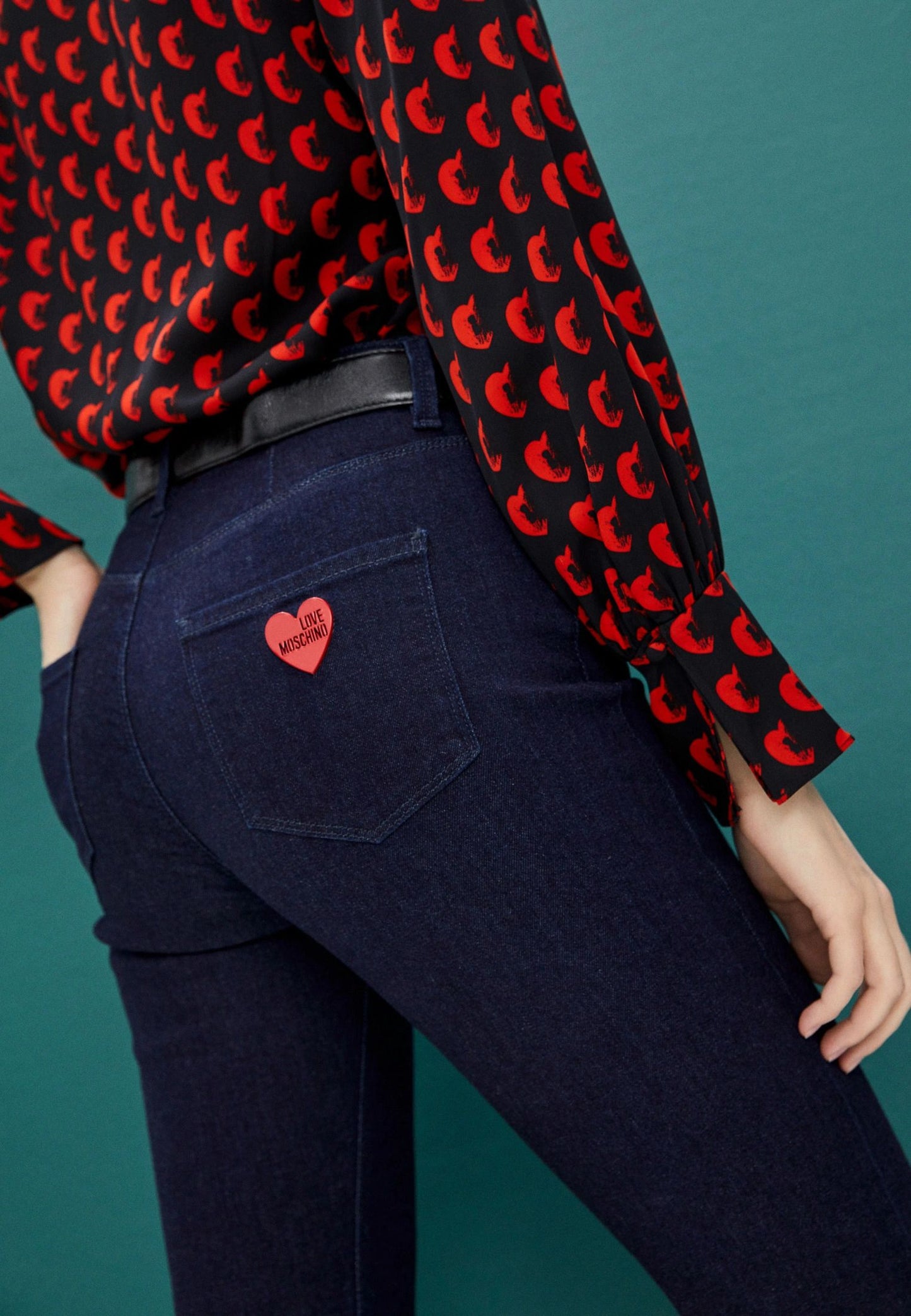 Blue Cotton Women Jeans