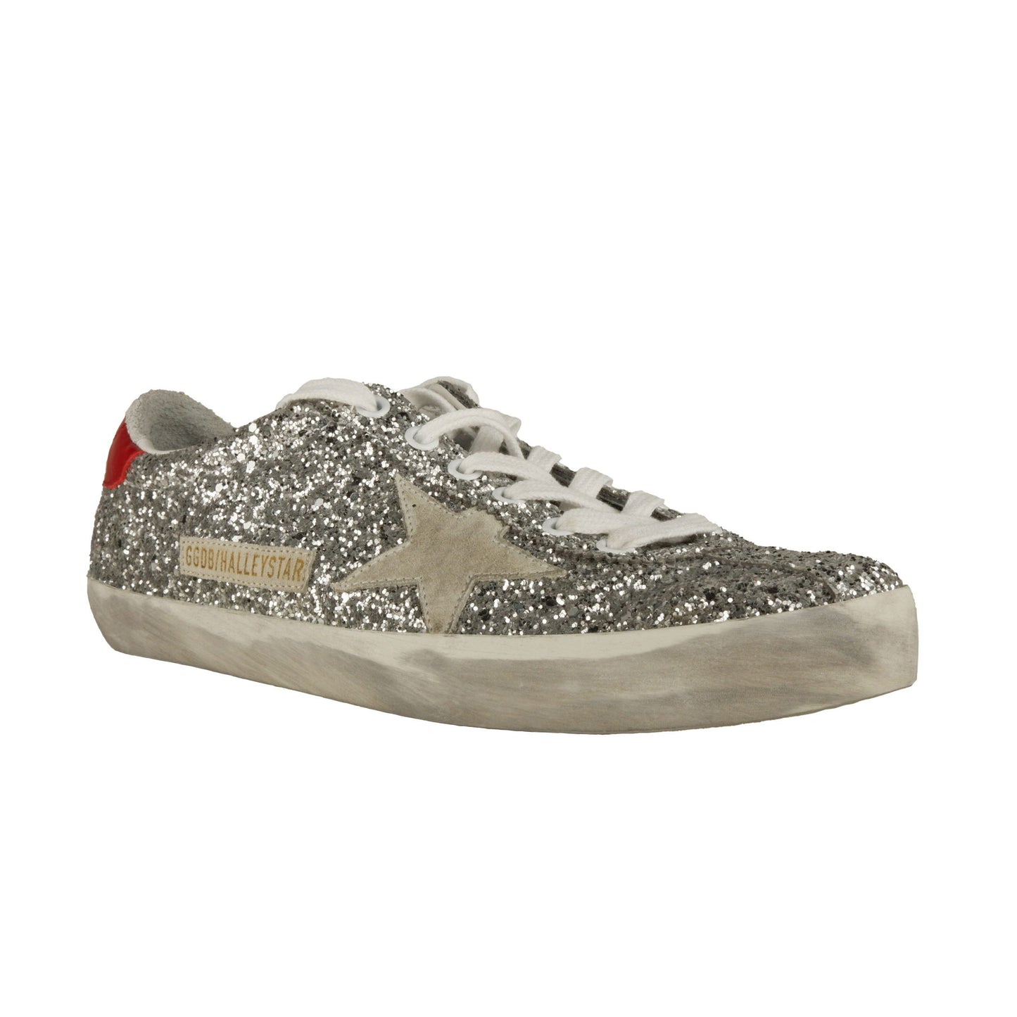 Gray Leather Women Sneaker