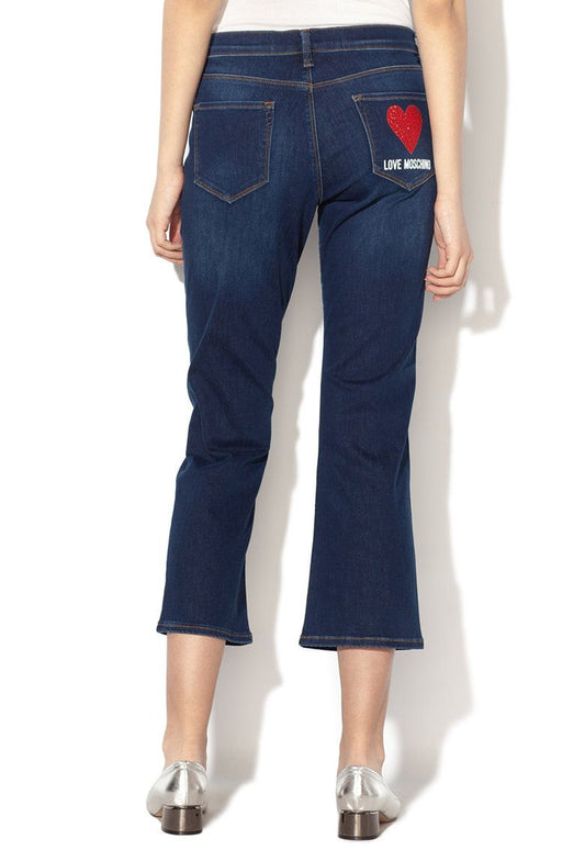 Blue Cotton Women's Regular Fit Jeans