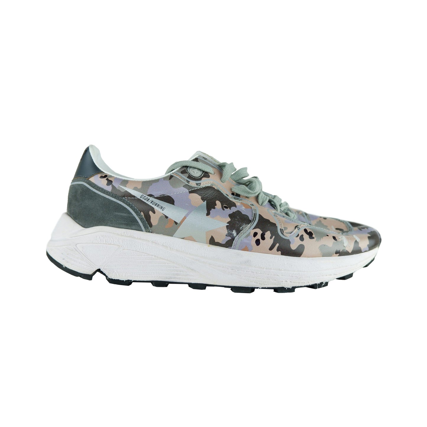 Gray Leather Men Sneaker