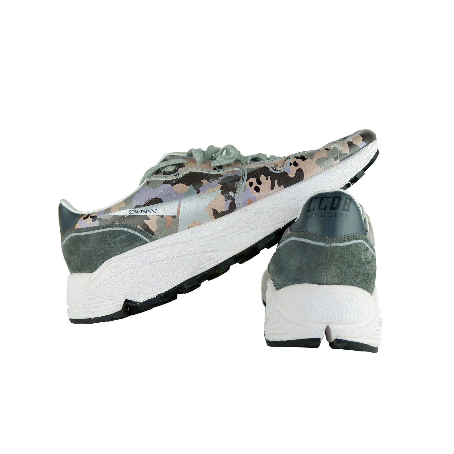 Gray Leather Men Sneaker