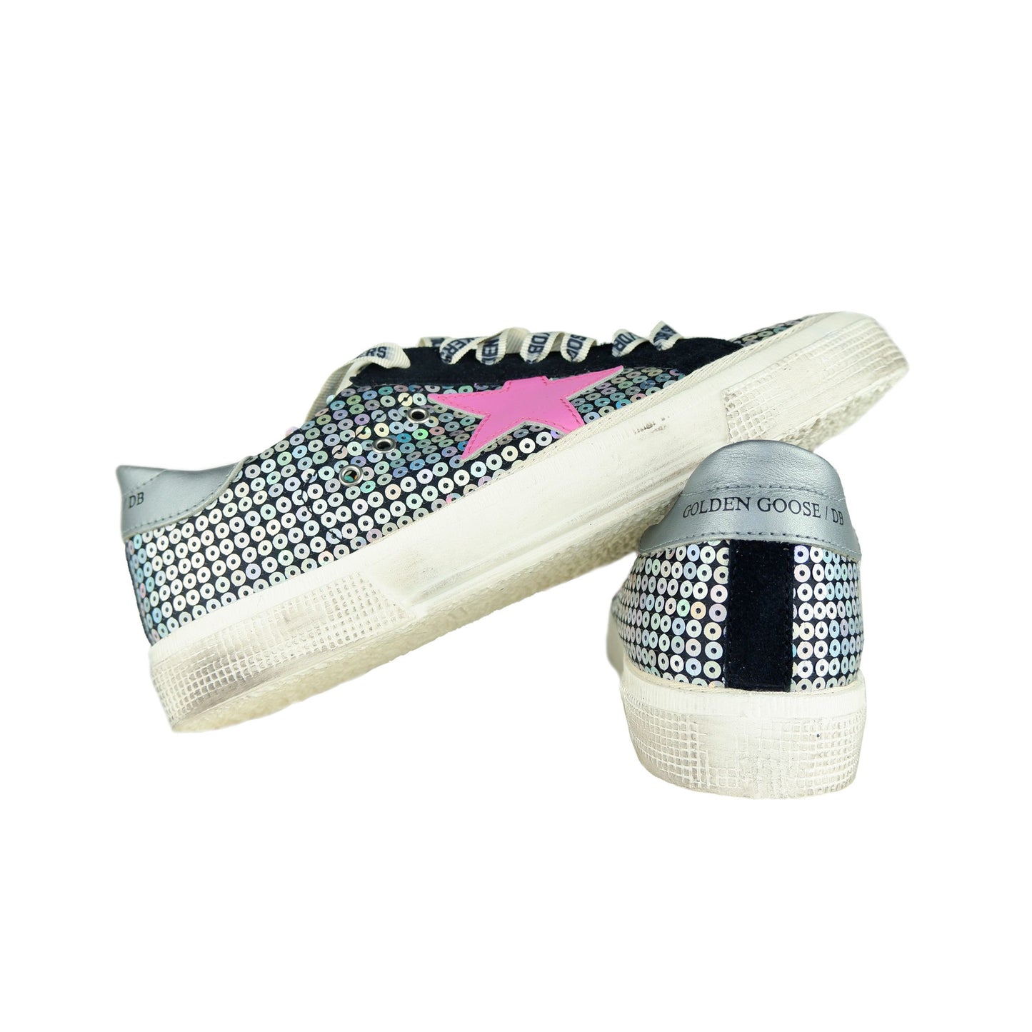 Black Leather Women Sneaker