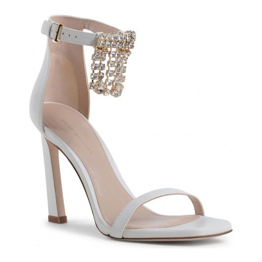 White Calfskin Women Sandal