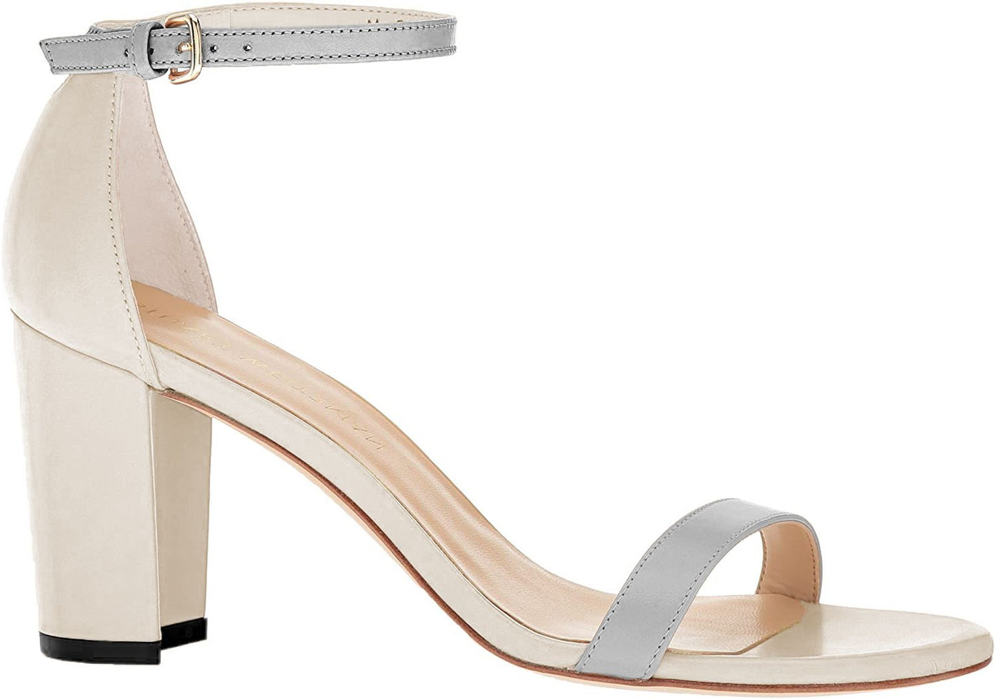 White Calfskin Women Sandal