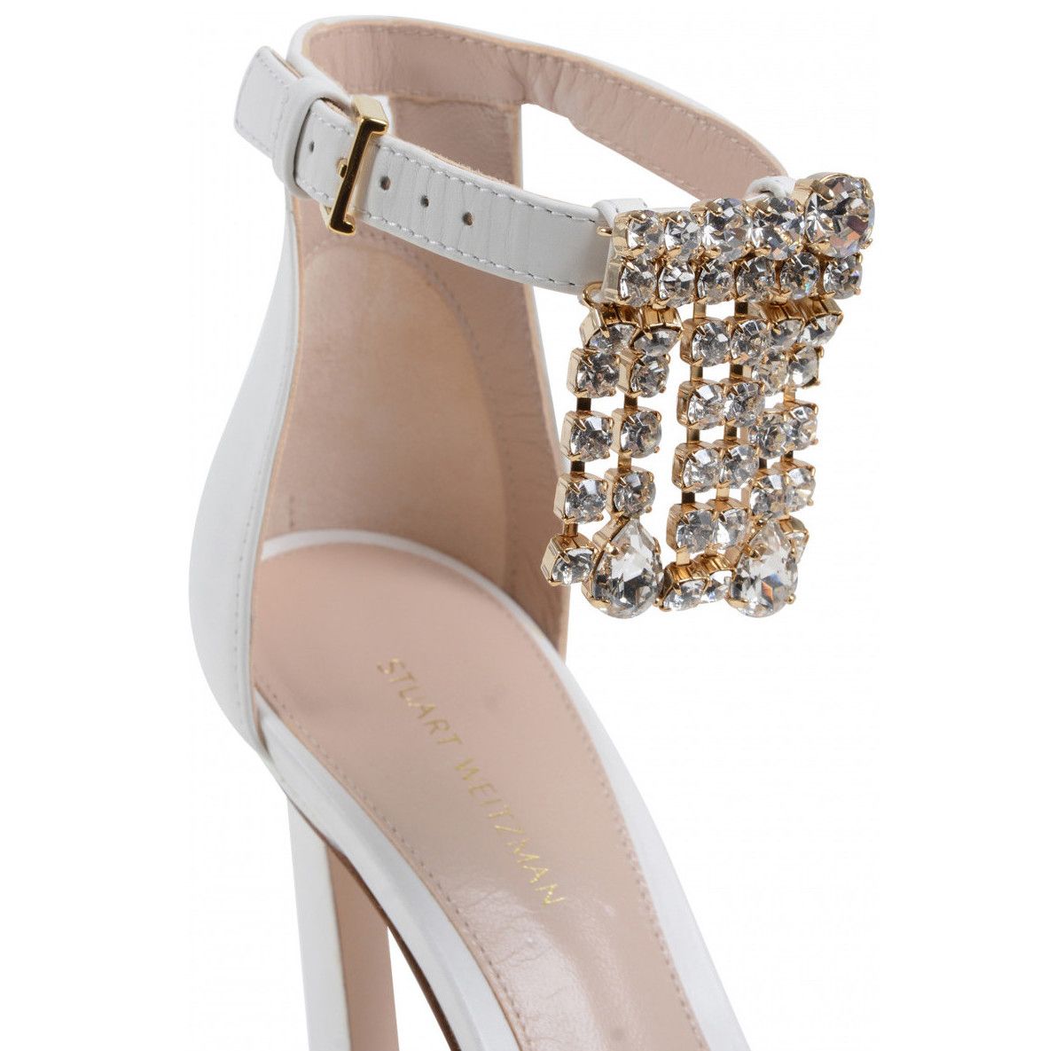 White Calfskin Women Sandal