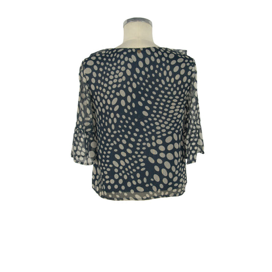 Elegant Cross Neck Bell Sleeve Blouse