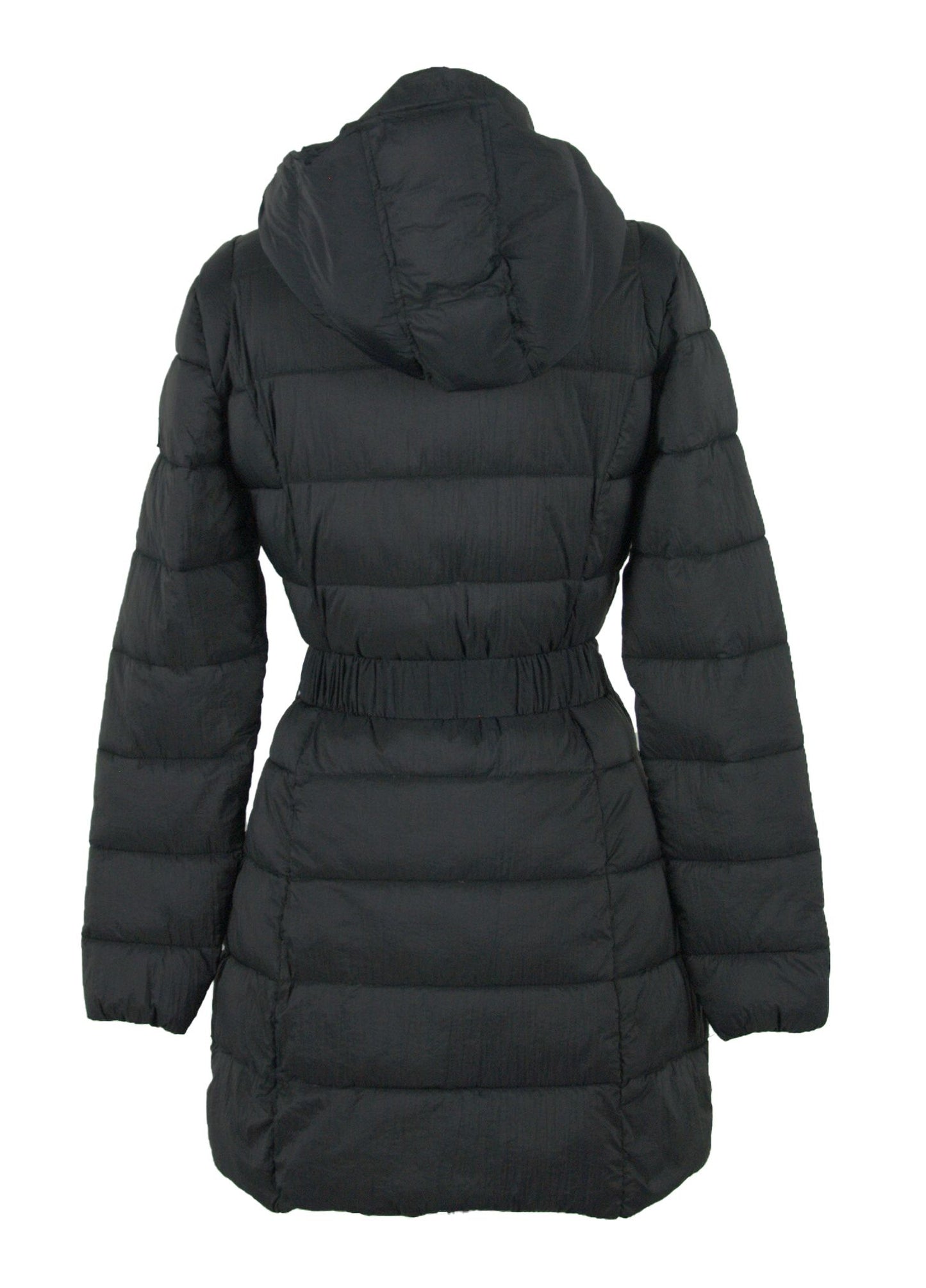 Black Polyamide Women Coat