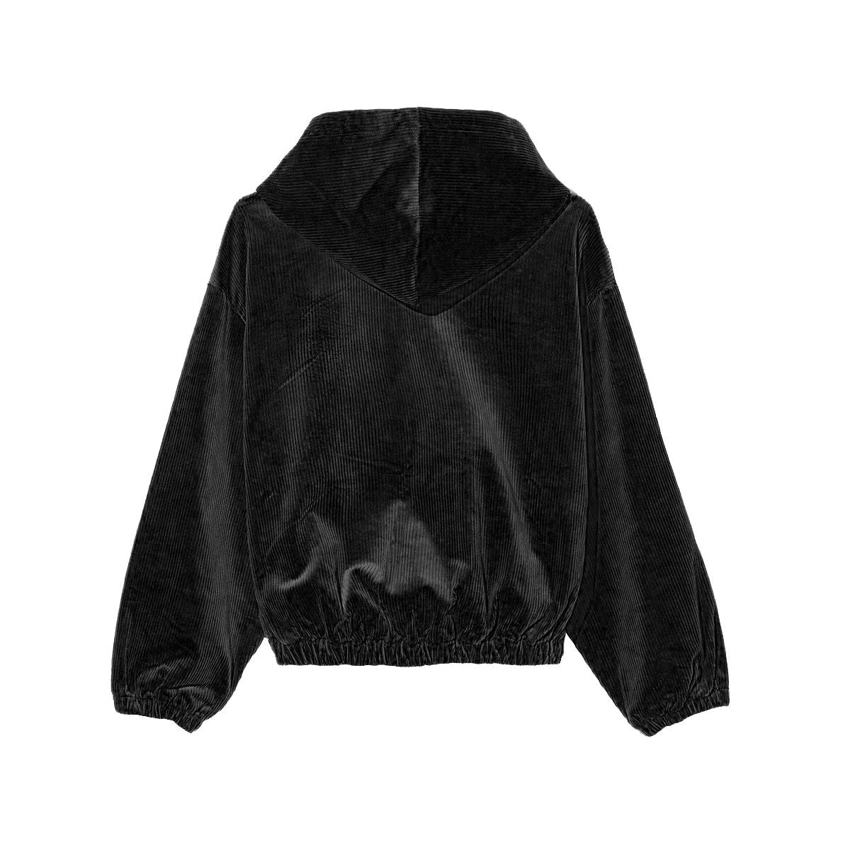 Black Cotton Women Sweatshirt