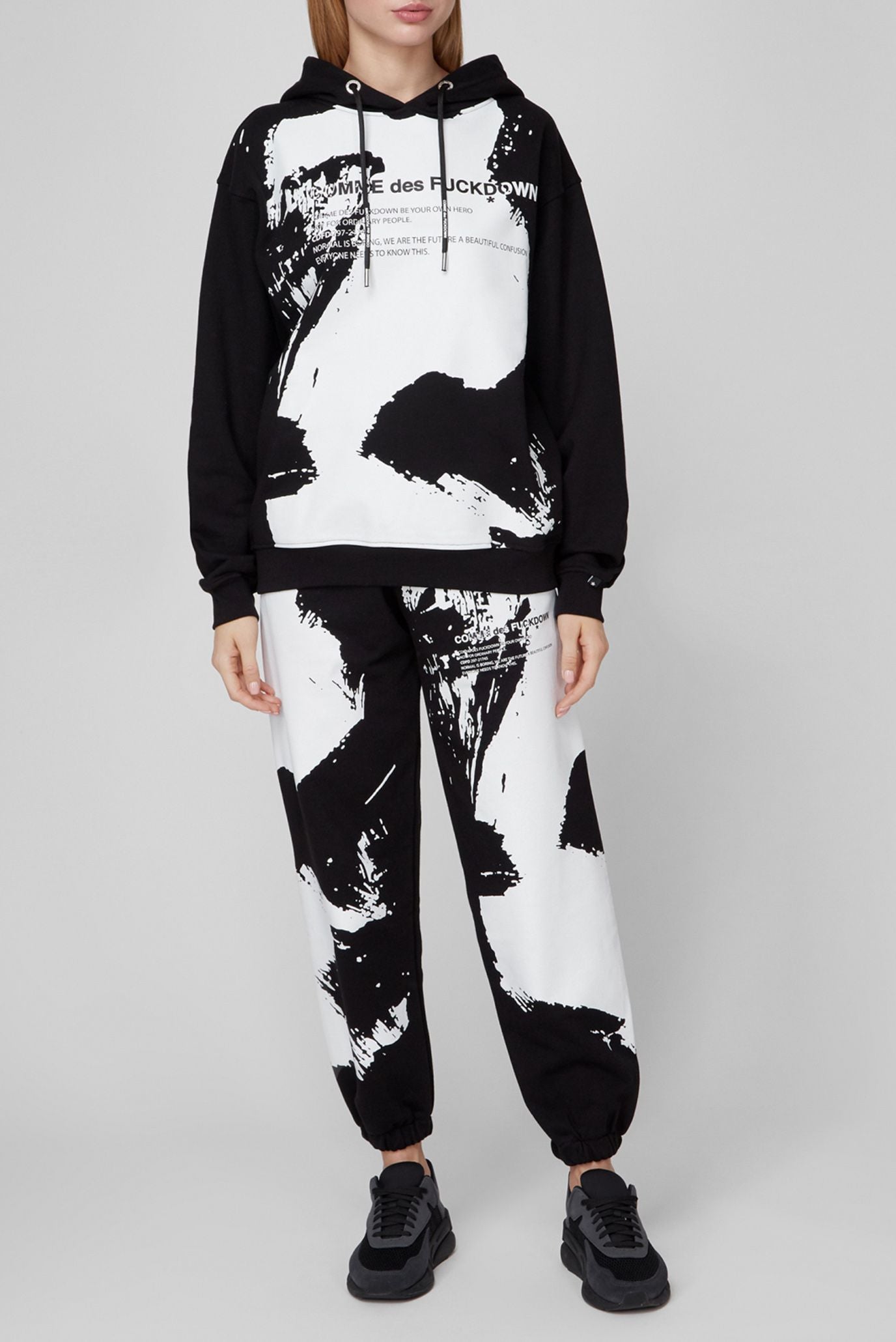 Black Cotton Women Sweater