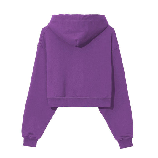 Purple Cotton Women Sweater