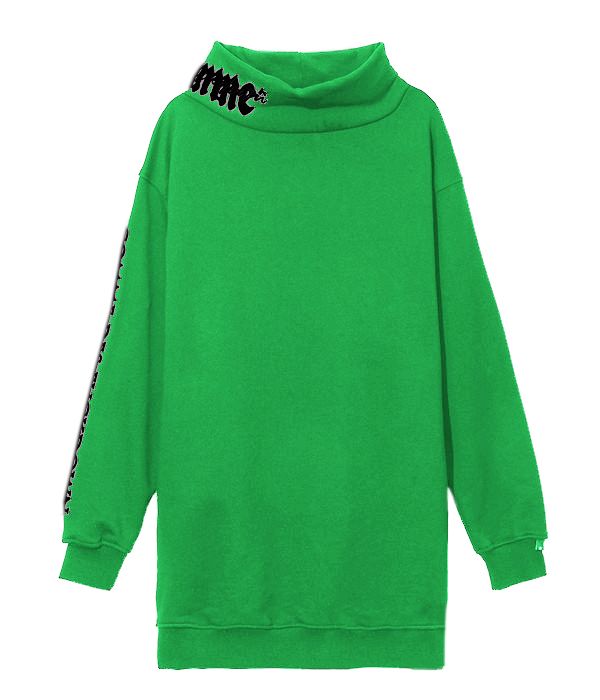 Green Cotton Women Sweater