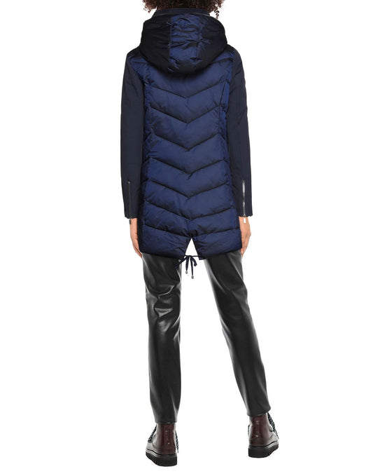 Blue Polyamide Women Jacket
