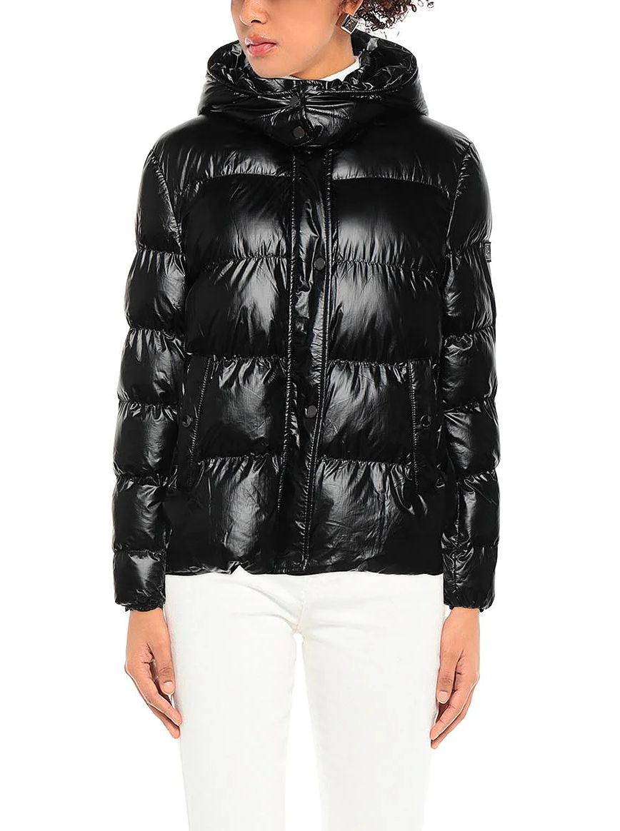 Black Nylon Women Jacket