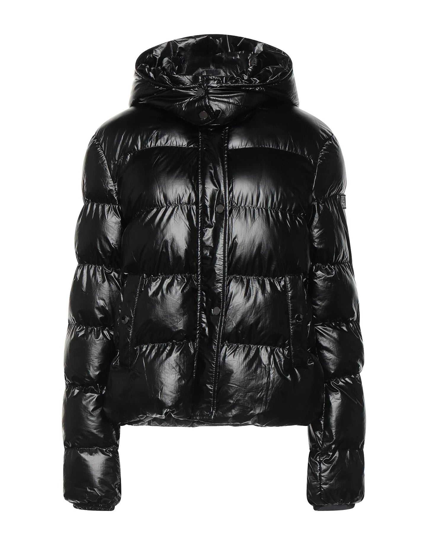 Black Nylon Women Jacket
