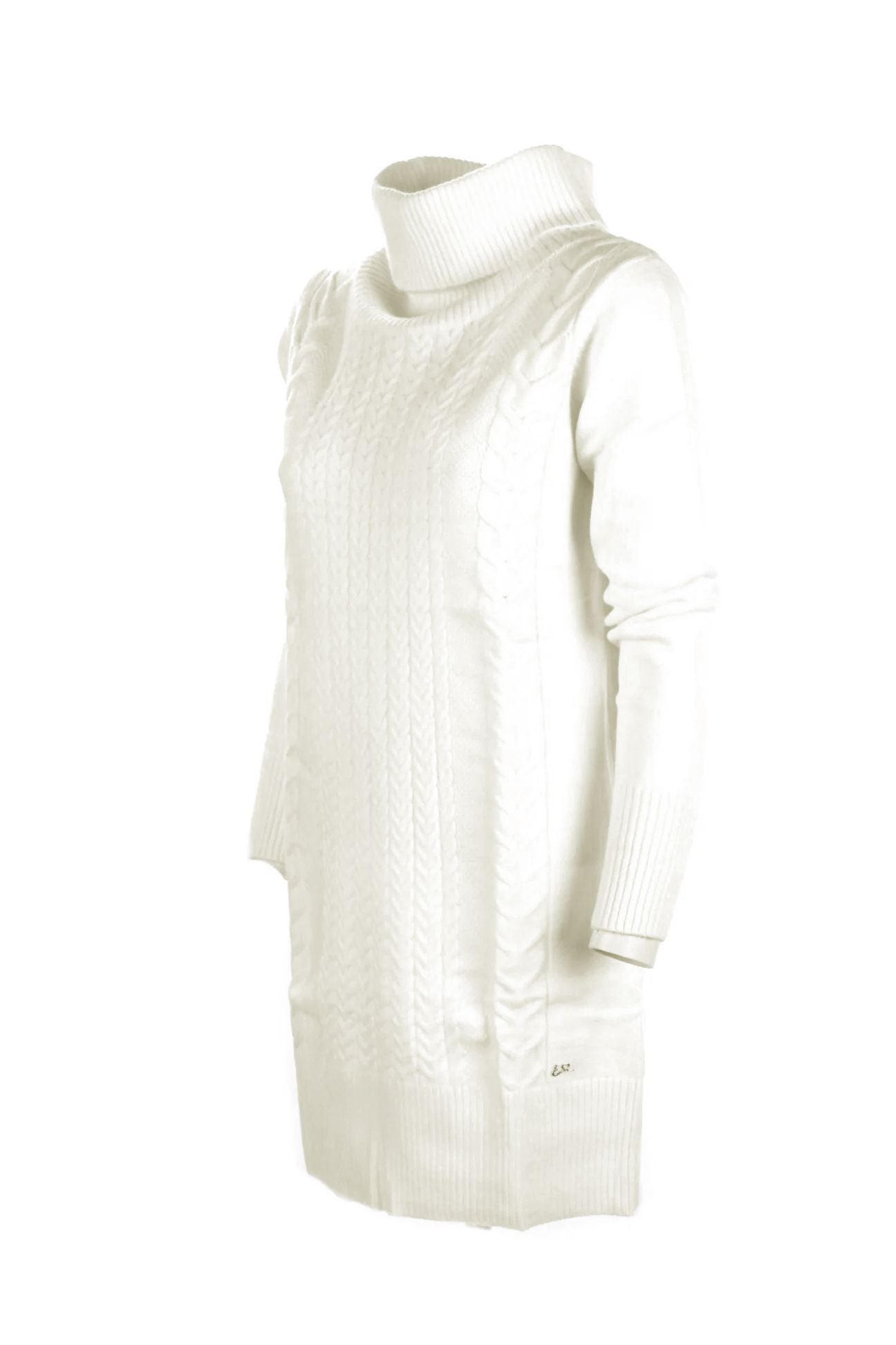 White Acrylic Women Dress