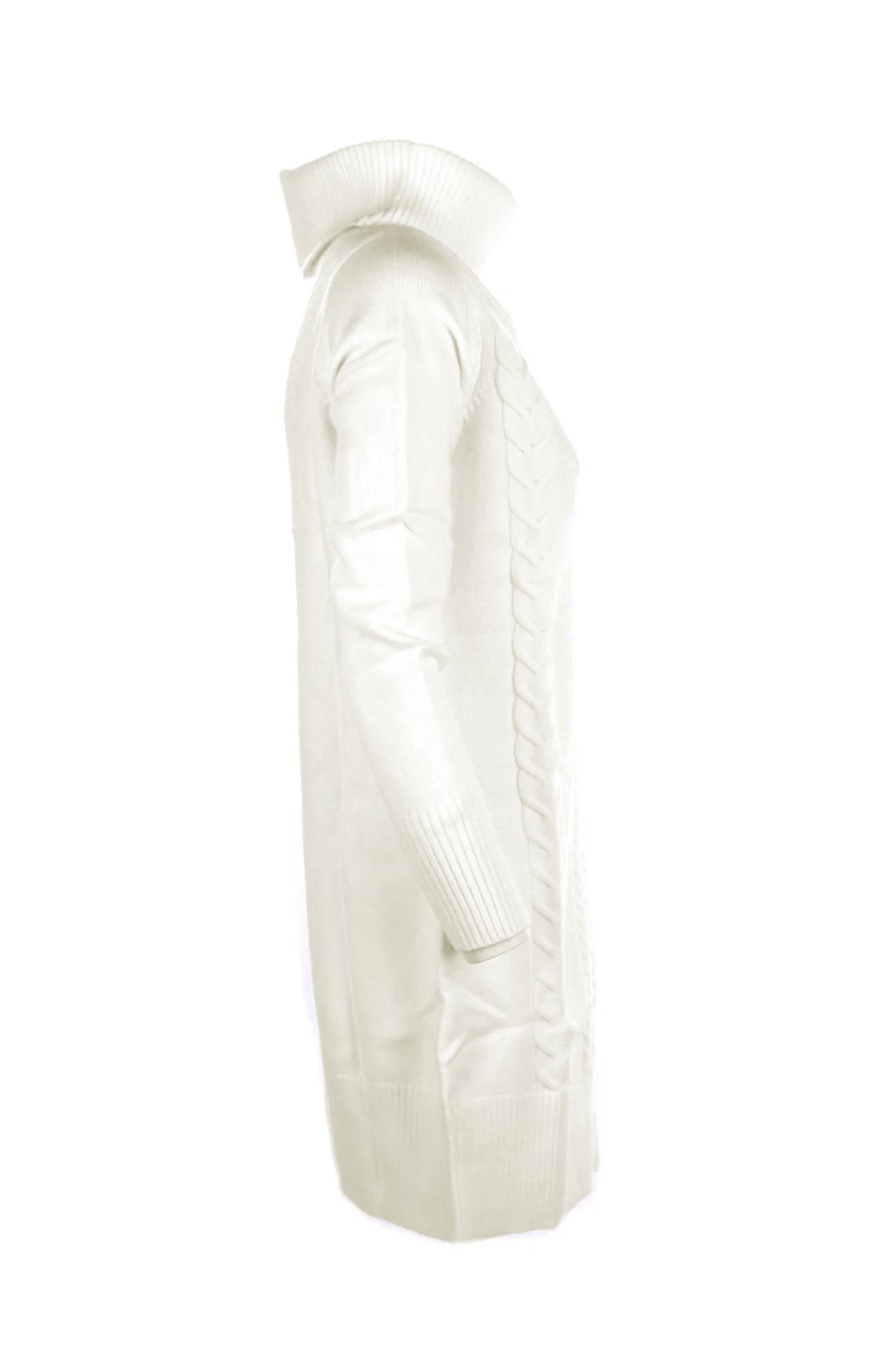 White Acrylic Women Dress