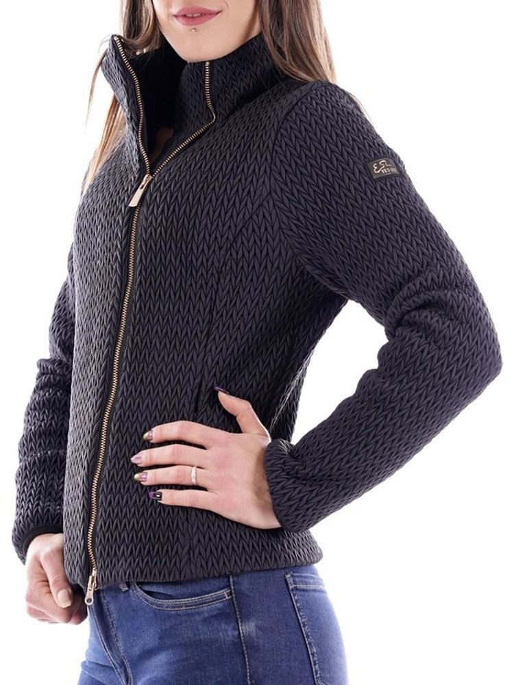 Black Nylon Women Jacket