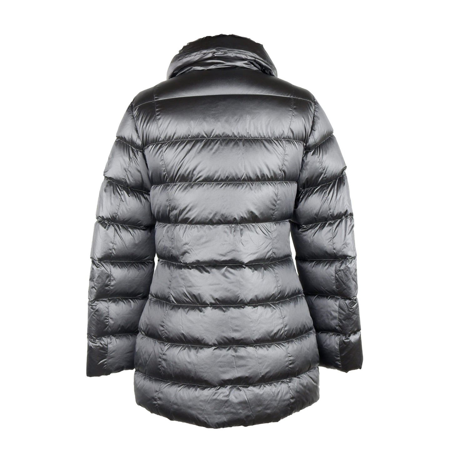 Gray Polyamide Women Jacket