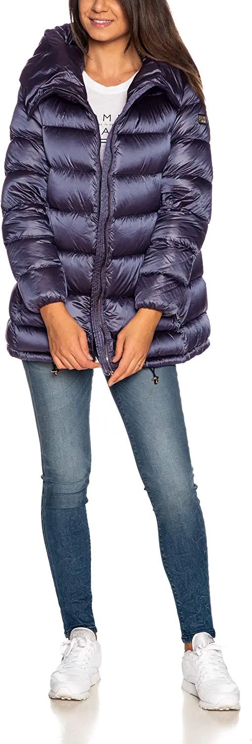 Purple Polyamide Women Jacket