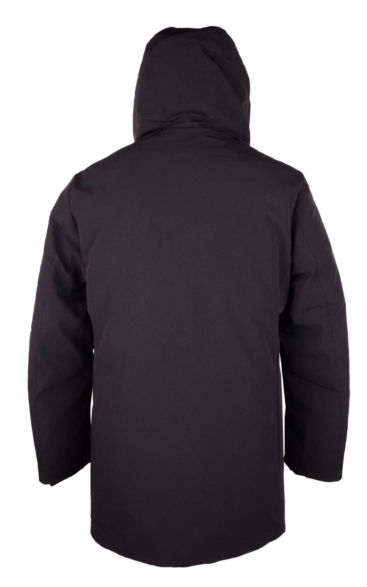 Black Nylon Men Jacket