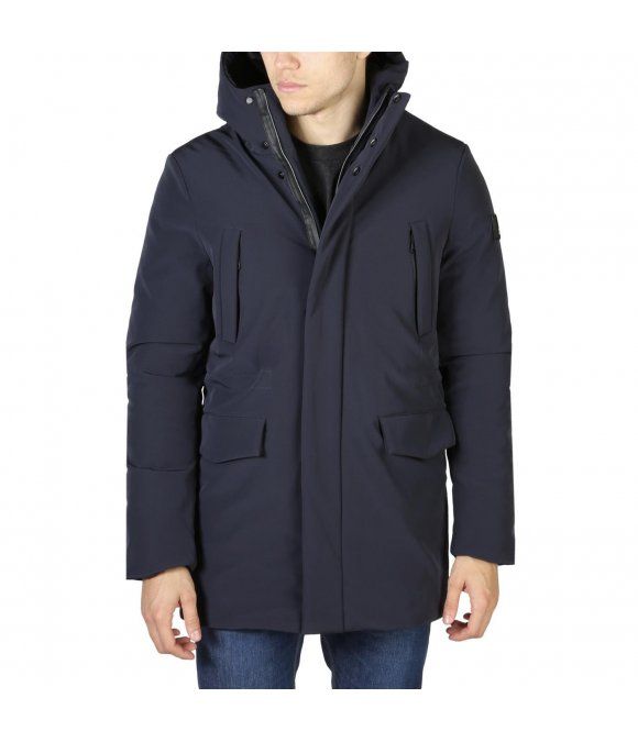 Blue Nylon Men's Jacket
